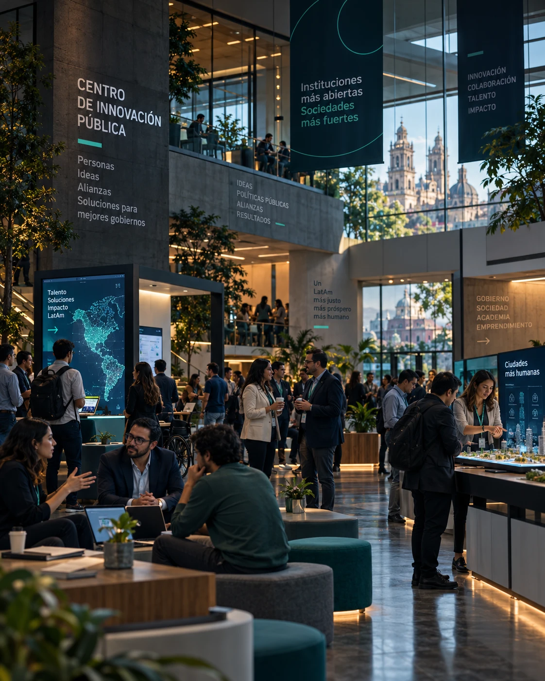 Centro de innovación pública con gobierno, academia y emprendimiento